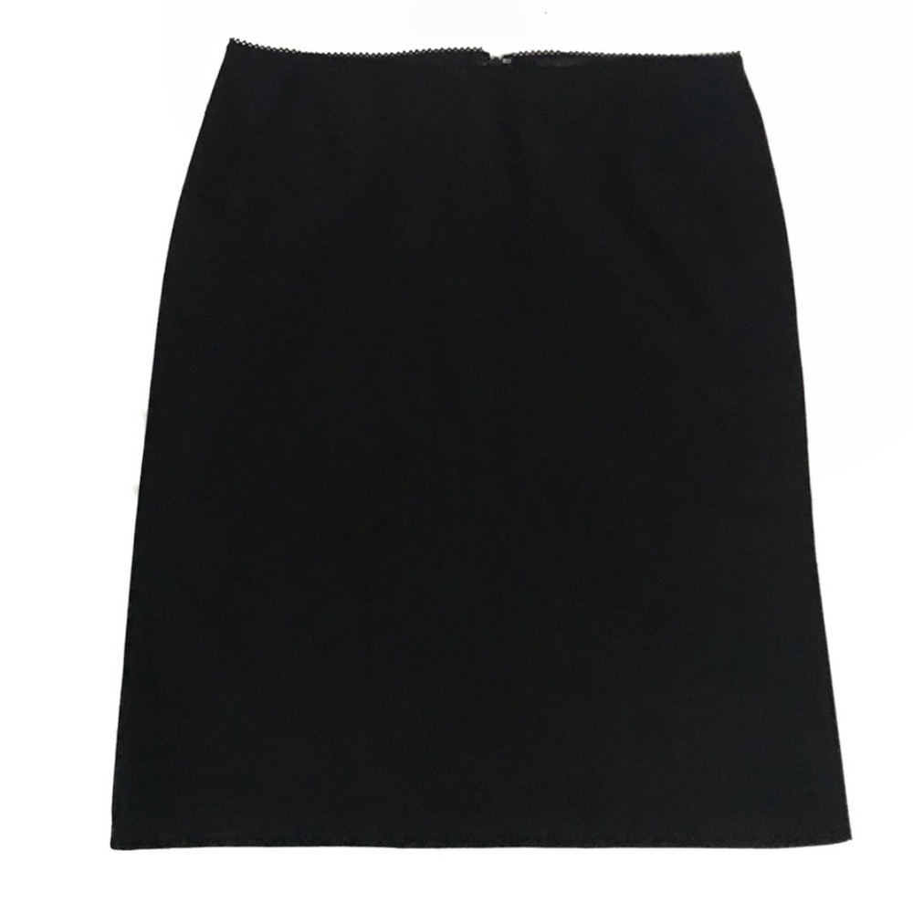 Elie Tahari Black Pencil Skirt Side Slit